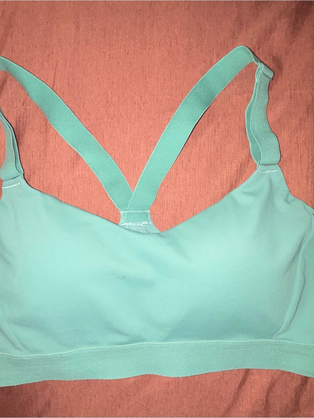 Old Navy Mint Green Seamless Racerback Sports Bra
